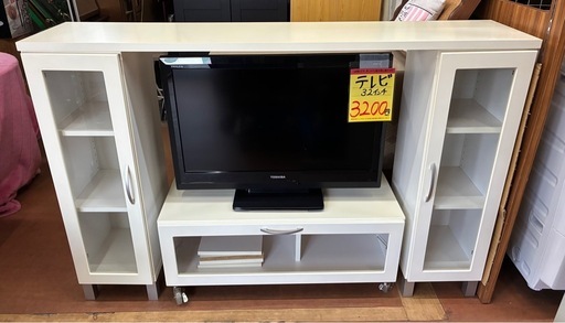 ★オシャレ★テレビボード・テレビ台・収納棚・リビング収納・ガラス扉収納・高さ103cm×幅154cm×奥行き34.5cm