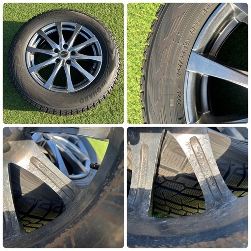 【新品同様】ヨコハマ iceGUARD G075 225/65R17 ホイール付4本
