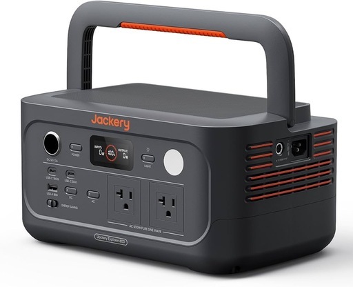 新品未開封 Jackery ポータブル電源 600 New 640Wh リン酸鉄 定格出力500W 瞬間最大1000W 1.7時間充電