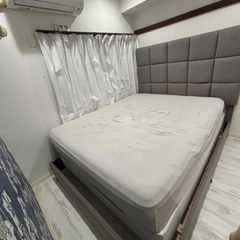 クイーンサイズ　ベッド　美品　本文必読の画像