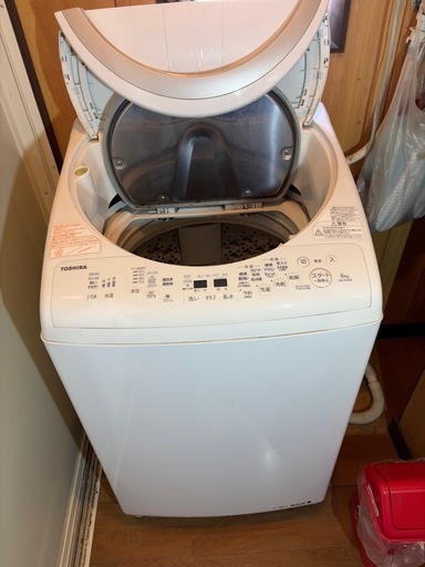 東芝洗濯乾燥機8キロ (m.k) 八日市の生活家電《洗濯機》の中古あげます