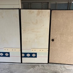 襖3枚（押入用1組＋引戸1枚）の画像