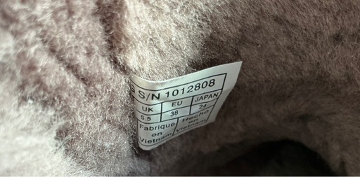 UGG ムートンブーツ　リボン　パープル　24cm
