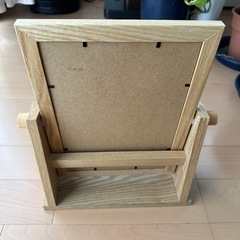 木製卓上鏡　の画像