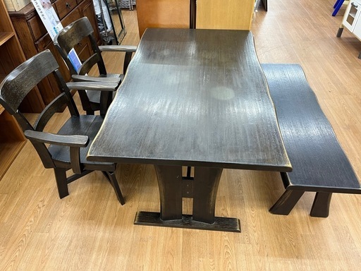 ☆ドリーム荒牧店☆ジモティー割引有☆【クリーニング済】 東洋ファニチャー/ダイニング4点セット