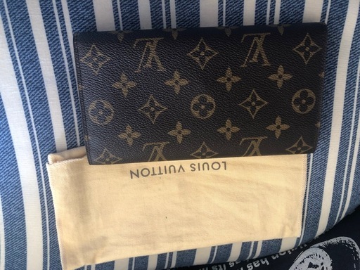 希少&未使用Louis Vuitton 三つ折り財布 ダークブラウン純正品保証
