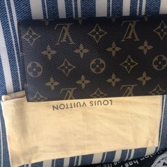 希少&未使用Louis Vuitton 三つ折り財布 ダークブラウン純正品保証の画像