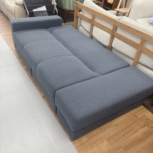 I536 ? ジモティー限定価格！ 美品♪ オットマン＋引出し付き ソファベッド ⭐ クリーニング済
