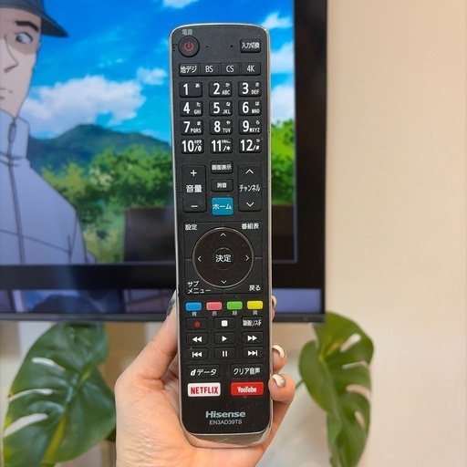 ハイセンス　テレビ　  50インチ　壁掛け