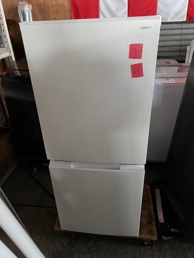 SHARP 冷蔵庫 SJ-D15J-W 152L 2025年製