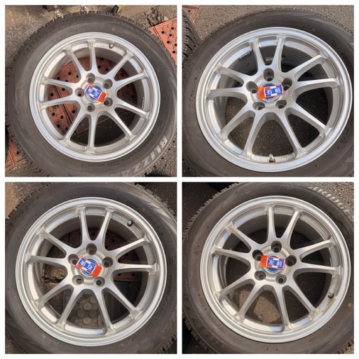 215/55R17BLIZZAKVRX3アルミホイール5穴