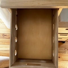 【1,000円】キッチンワゴン　木製の画像