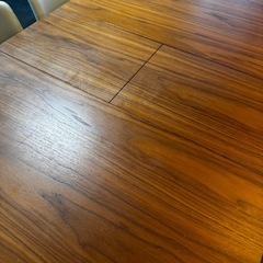 伸縮式ダイニングテーブル【椅子付き】の画像