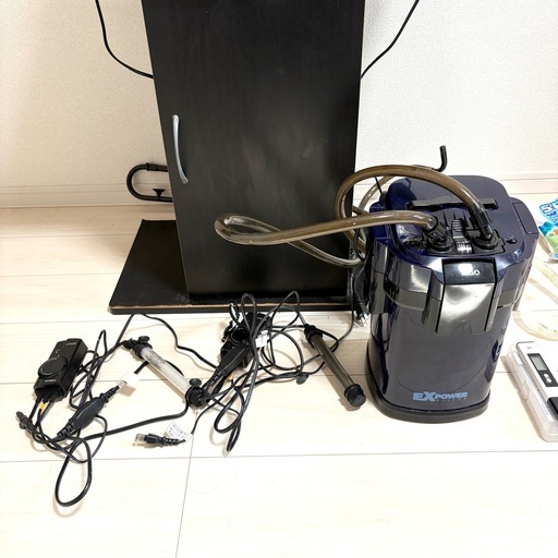 【動作確認済】60cm水槽フルセット（W濾過・Wヒーター仕様）淡水海水両対応