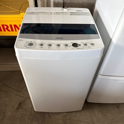 2022年 ハイアール 4.5kg 全自動洗濯機 JW-C45D