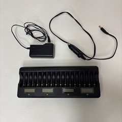 単三・単四 ニッケル水素充電池対応 放電機能付き 充電器 （16本用）の画像