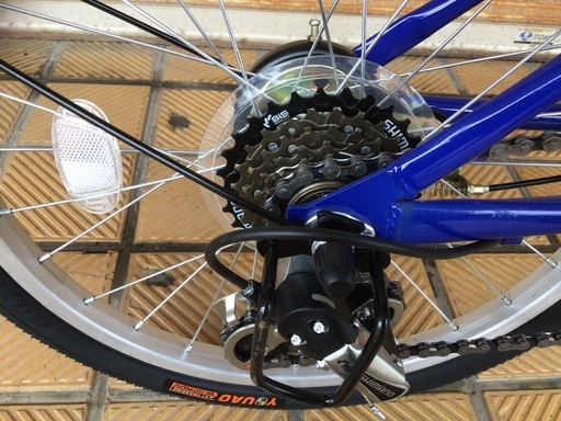 シマノ変速機付き折りたたみ自転車　ほぼ未使用