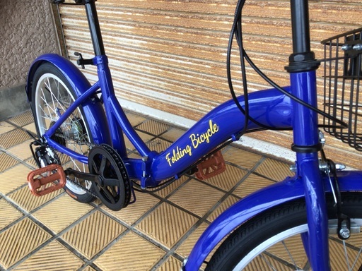 シマノ変速機付き折りたたみ自転車　ほぼ未使用