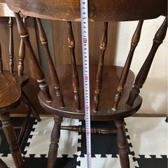 飛騨産業　キツツキマーク　ウィンザーチェア　ダイニングチェア　5脚セットの画像