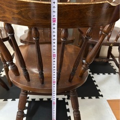 飛騨産業　キツツキマーク　ウィンザーチェア　ダイニングチェア　5脚セットの画像