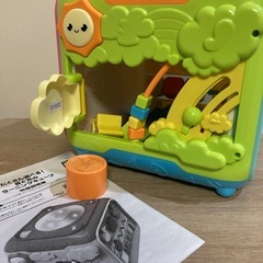 ［ジャンク品］top tots たくさん遊べる！音と光のラーニングキューブの画像