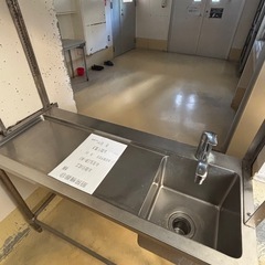 【厨房機器⑬】1口シンクの画像