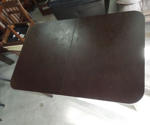ニトリ 伸長式 ダイニングセット 幅120cm or 150cm 椅子4脚セット ダークブラウン 食卓テーブル 札幌市東区 新道東店