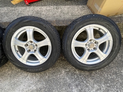 中古ホイール（スタッドレスタイヤ付き）トヨタ エスティマ50系装着品