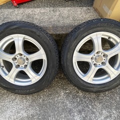 中古ホイール（スタッドレスタイヤ付き）トヨタ エスティマ50系装着品の画像