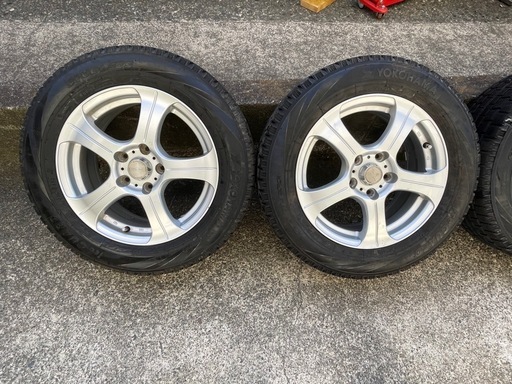 中古ホイール（スタッドレスタイヤ付き）トヨタ エスティマ50系装着品