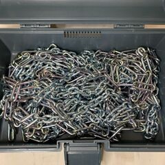 TOYOTA トヨタ 合金鋼チェーン＆ホイールロックセット 08321-11030 美中古品の画像