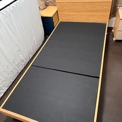 シングルベートとマットレス付けの画像