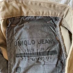 ユニクロジーンズ スキニーフィット  の画像