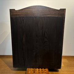 アンティーク 昭和レトロ ライティング ビューロー 木製 収納 机の画像