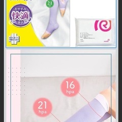 【美品】着圧ソックス　マタニティソックス　むくみ対策　メディキュット　dacco  アンシルク　　の画像