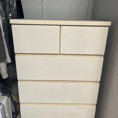 　チェスト　クリーム色の画像