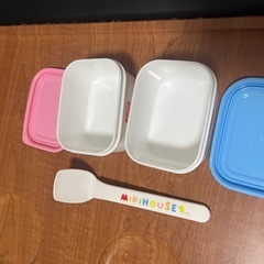 ミキハウス★未使用品★ミニサイズ離乳食コンテナの画像