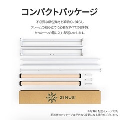 新品　未使用Heavy Duty スチールベッドフレーム 1
ブラックの画像