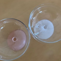 アイスクリーム　デザート　パフェ　カップ2個の画像