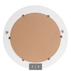 壁掛けOKシェルミラーの画像