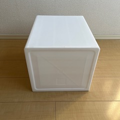 【2月処分】ナカバヤシ A4レターケース 書類ケース 小物整理収納 4段 ホワイトの画像