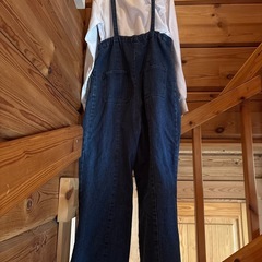 オーバーオール　デニムの画像