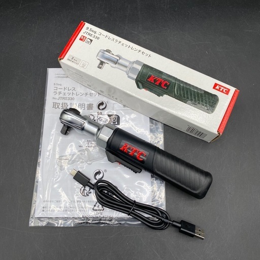 241 ＊月末SALE価格＊KTC コードレスラチェットレンチセット 9.5sq. JTRE330