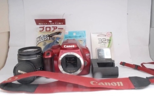 キヤノン　Canon EOS Kiss X50 レンズキット レッド