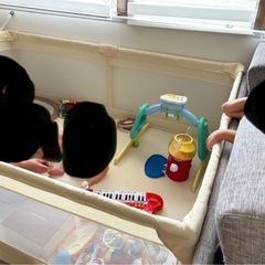 popomi メッシュベビーサークルの画像