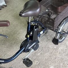 Panasonic ビビライフ BE-ELR833V 電動アシスト三輪自転車 取説付き 2022年購入 美品の画像