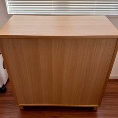 Muji 無印良品 木製4段チェストの画像