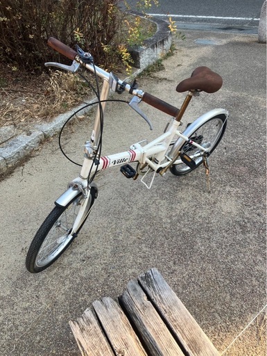 整備済】折りたたみ自転車 (アカシ) 武庫之荘の自転車の中古あげます