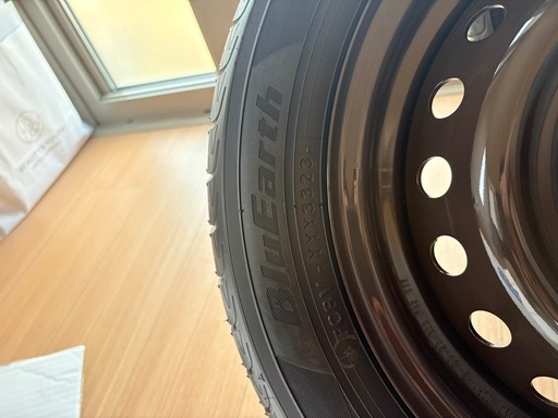 新車外しNBOX純正ホイール付きタイヤ