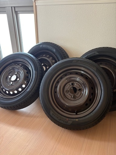 新車外しNBOX純正ホイール付きタイヤ